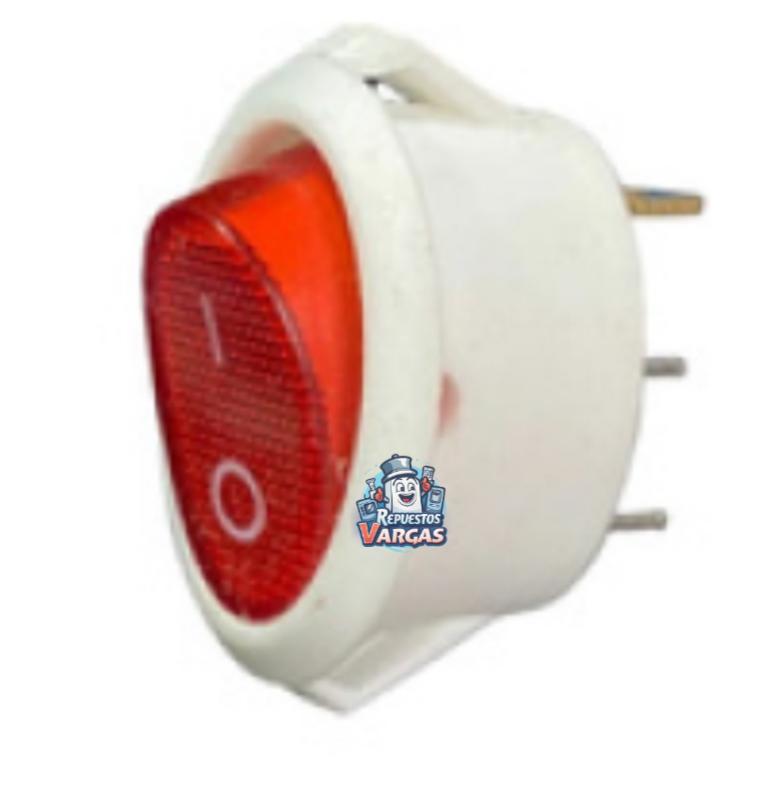 SWITCH OVALADO PEQUEÑO BLANCO