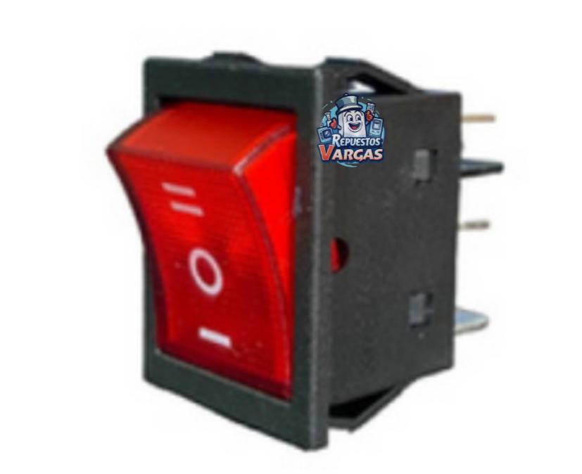 SWITCH CUADRADO 6 TERMINAL 30A