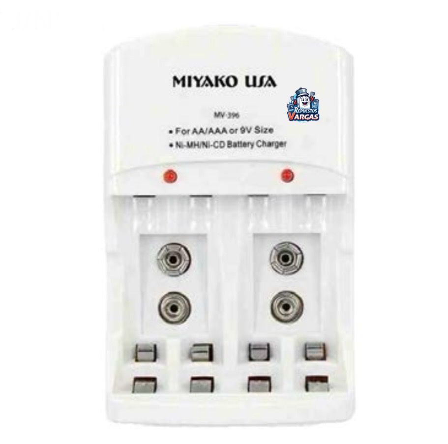 CARGADOR BATERIAS AA/AAA/ 9V