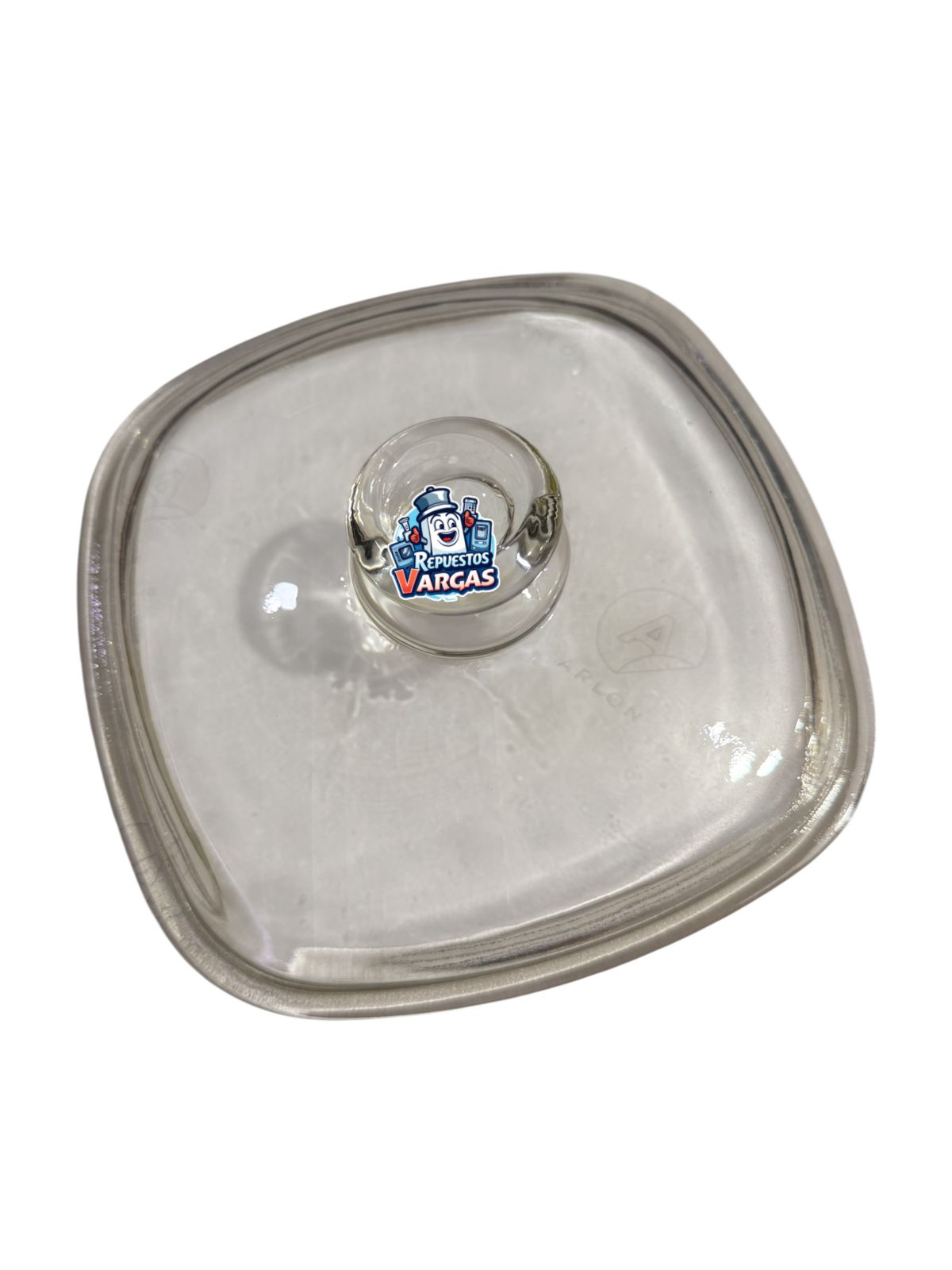 TAPA VIDRIO CUADRADA 18cm