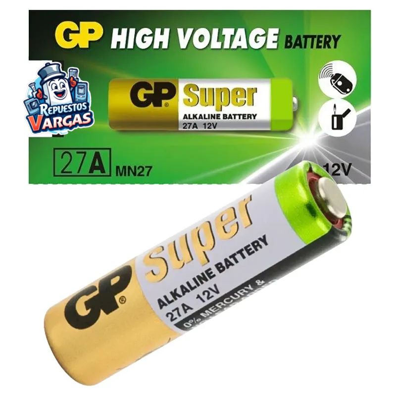 BATERIA PARA CONTROL DE ALARMA 12V A27