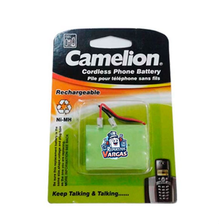 BATERIA TELEFONO CAMELION RECARGABLE 3.6V 600MAH