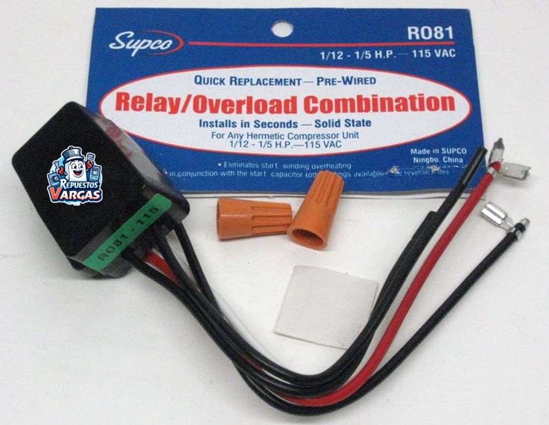 COMPRESOR DE REFRI 115V 1/12-1/5 hp