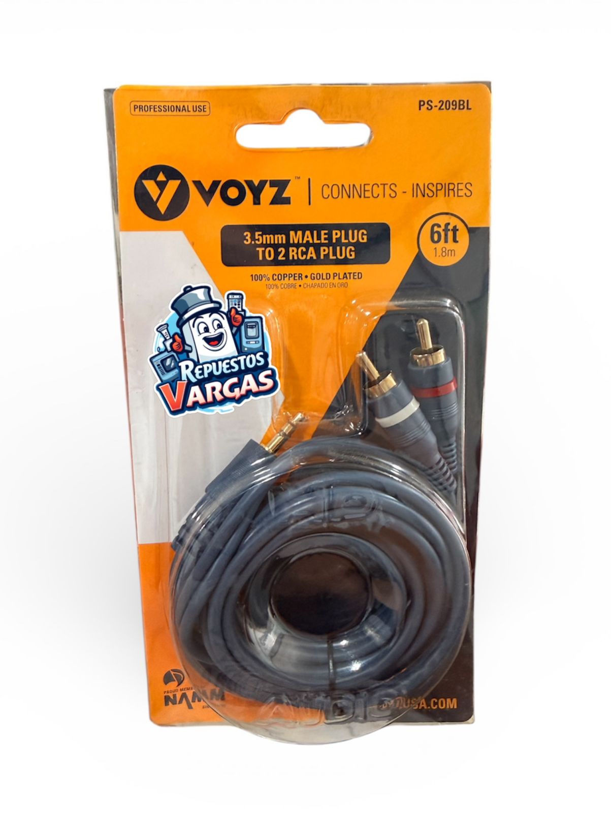 CABLE AUDIO-CONECTOR 3.5mm