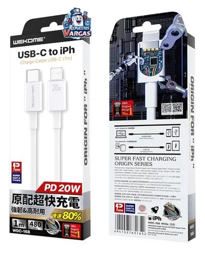 CABLE CARGA RAPIDA WEKOME