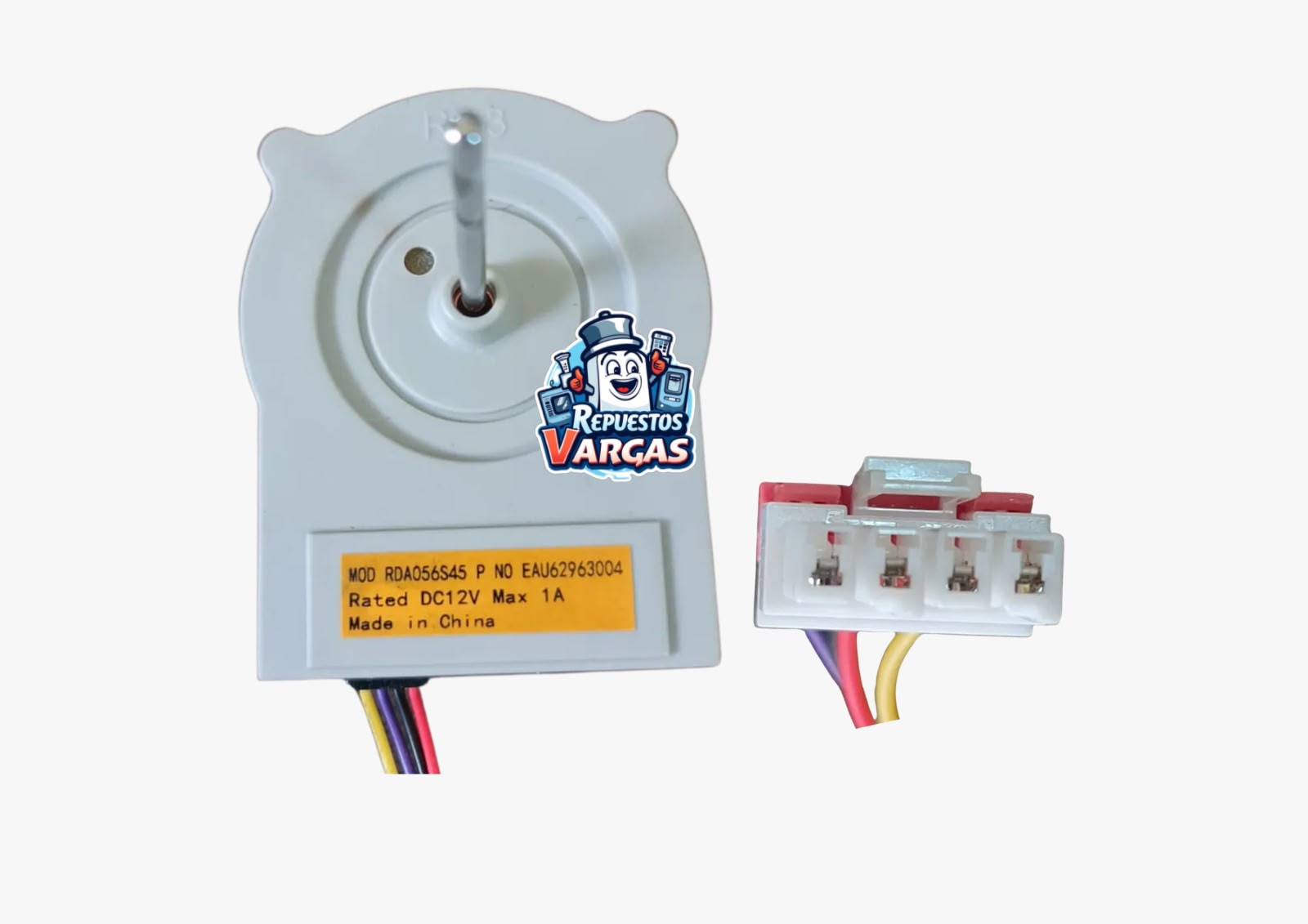 MOTOR ABANICO 4 LINEAS REFRI LG ESPIGA 4.5cm (GENERICO)