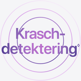 Kraschdetektering. Se de särskilda villkoren.
