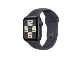 Apple Watch SE GPS 40mm Midnatt Aluminiumboett med Midnatt Sport Band - M/L