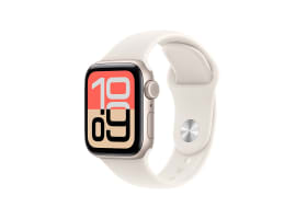Apple Watch SE 3 GPS + Cellular 40mm Stjärnglans Aluminiumboett med Stjärnglans Sportband - S/M