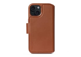 Decoded Plånboksfodral Läder för iPhone 15 Plus - Tan