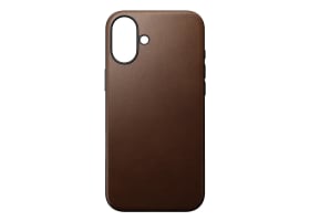 Nomad Modern Läderskal för iPhone 16 Plus - Brun