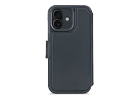 Decoded Leather Detachable Wallet for iPhone 17 - Marinblå