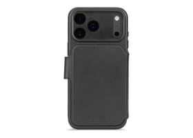 Decoded Leather Detachable Wallet for iPhone 17 Pro - Svart