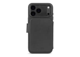 Decoded Leather Detachable Wallet for iPhone 17 Pro Max - Svart