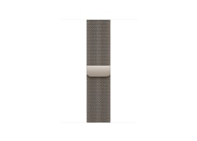 Apple Watch Armband 46mm Naturlig Milanesisk loop - M/L