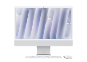 iMac 24-tum M4 10-Core CPU/10-Core GPU/16GB/512GB/Magic Keyboard Touch ID/Standardglas/Gigabit Ethernet - Silver