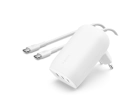 Belkin BoostCharge 3 Port USB-C® Väggladdare med PPS 67W + USB-C - USB-C-kabel