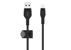 Belkin Boostcharge Pro Flex USB-A - Lightning 1m - Svart