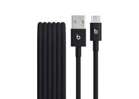 Beats USB‑A till USB-C-flätad kort kabel 1.5m - Bolt Black