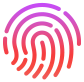 Touch ID-sensor i det övre högra hörnet av tangentbordet på MacBook Air