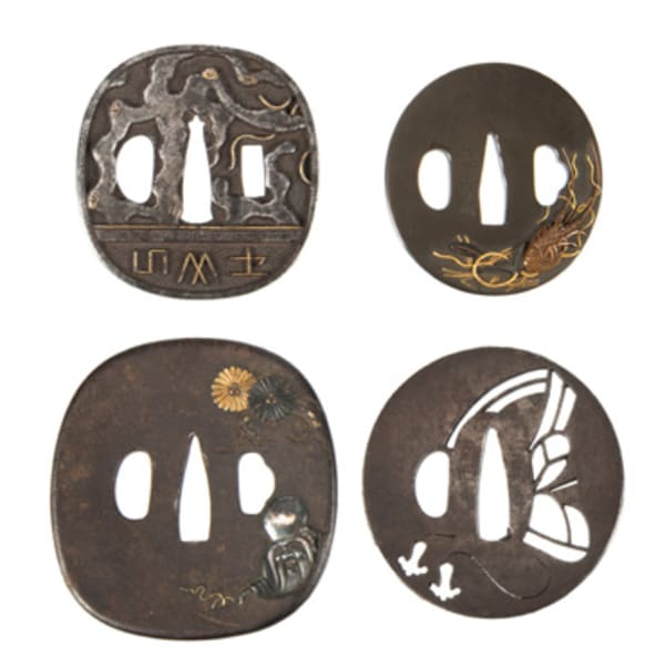 Three iron _tsuba_