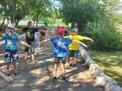 Досуговая площадка в Сторожевской школе