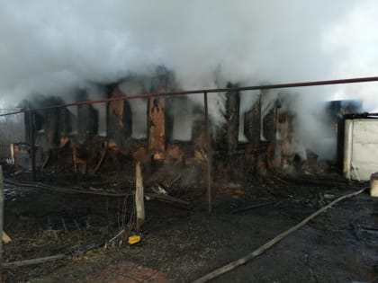 В Саратове на пожаре погиб человек