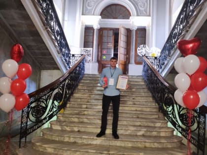 Виктор Соколов победил в номинации «Надежда образования» регионального конкурса «Сердце отдаю детям!»