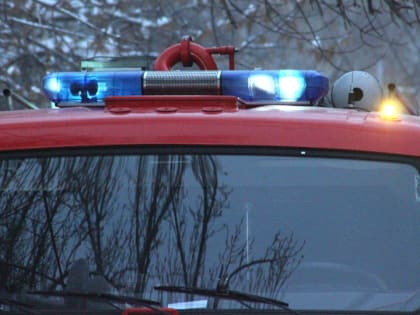 Жительница дома спаслась от пожара через окно