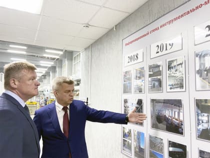 Глава облдумы познакомился с производством АО «КБПА»