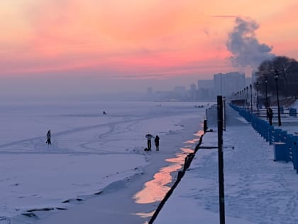 Саратовцев ждет морозный день