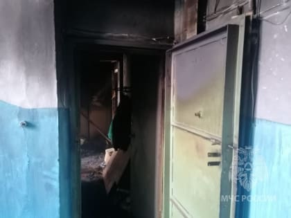 На пожаре в пятиэтажке погиб мужчина