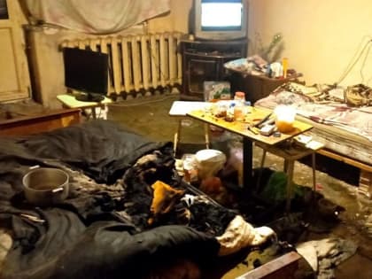 В Солнечном из-за неосторожного курения загорелась 