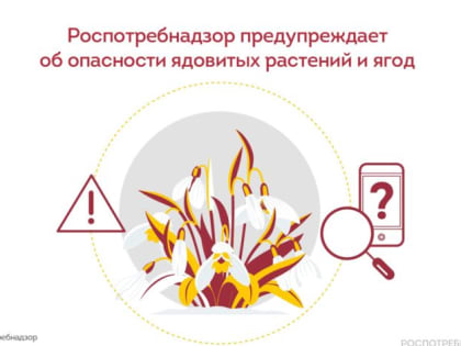 Роспотребнадзор: опасайтесь ядовитых растений и ягод