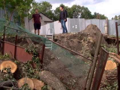 Оползень в Саратове. Дачники просят защиты от мародеров