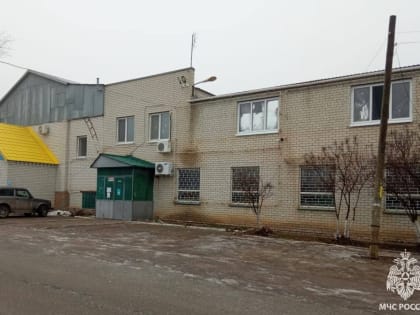 В Саратовской области горел строительный магазин