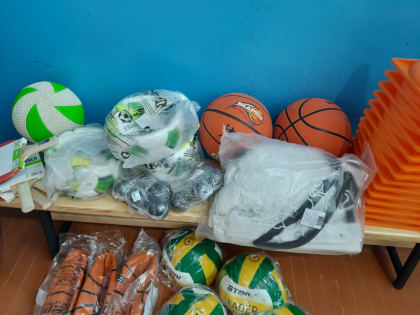 Сельские спортивные залы области закупили новый спортивный инвентарь