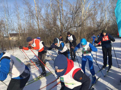 В Павловке подвели итоги лыжных эстафет
