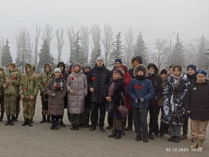 В Волжском районе прошли мероприятия, приуроченные Дню неизвестного солдата