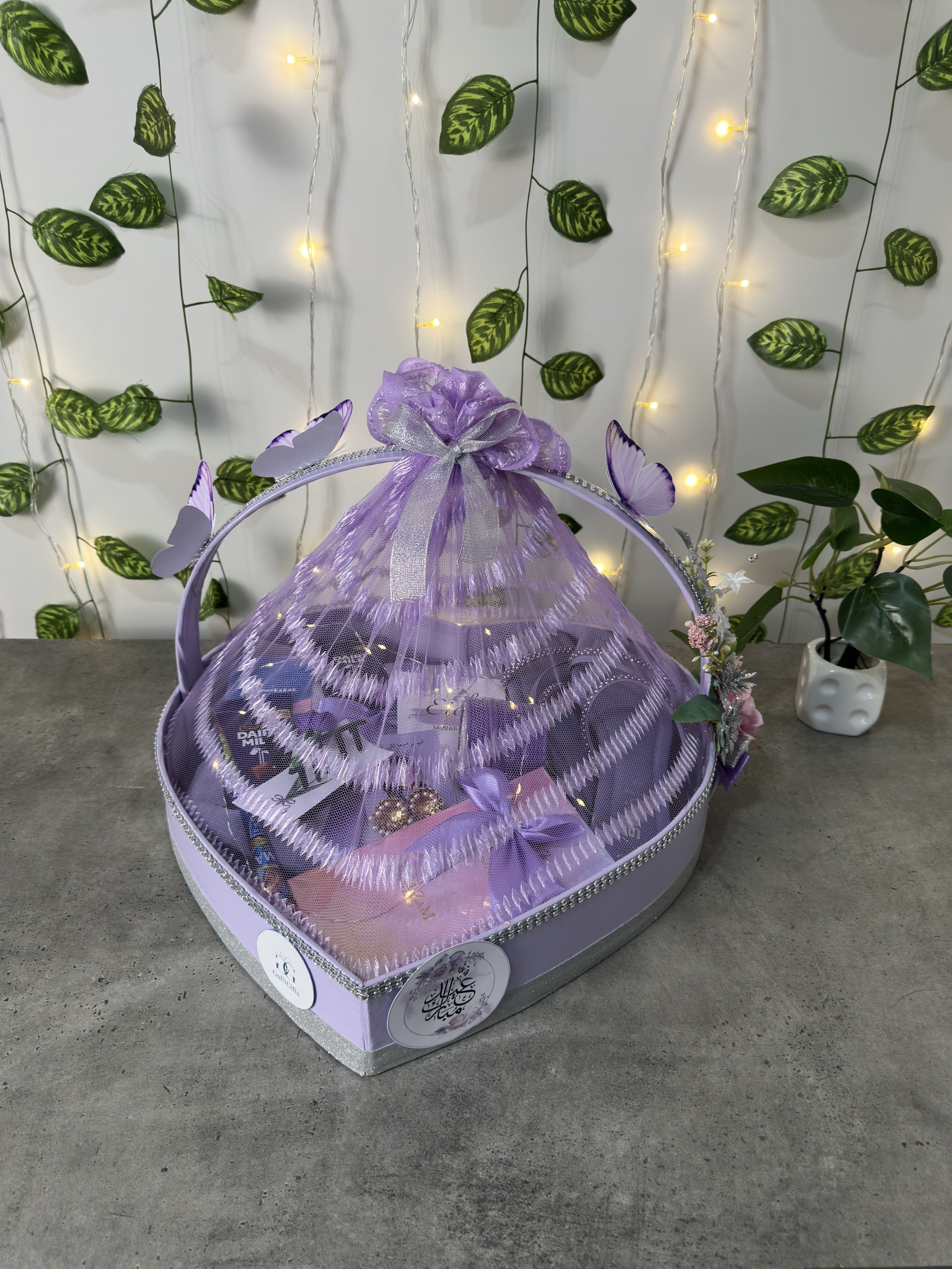 Premium Lavender Eid Basket for Her