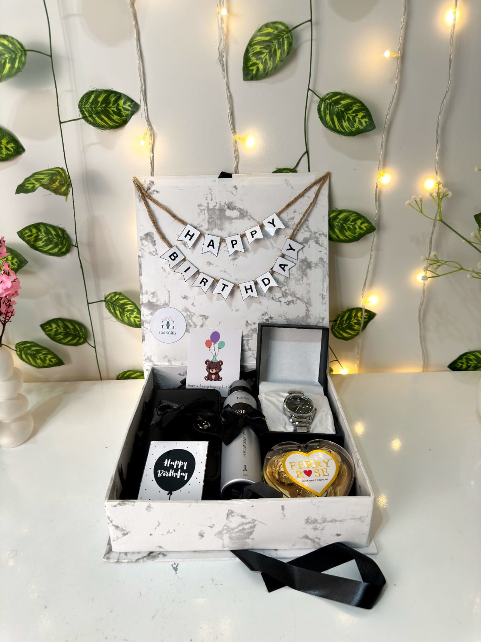 Mini White Gift Box for Him