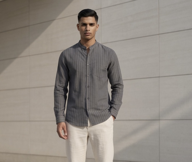 davido charcoal grey shirt 