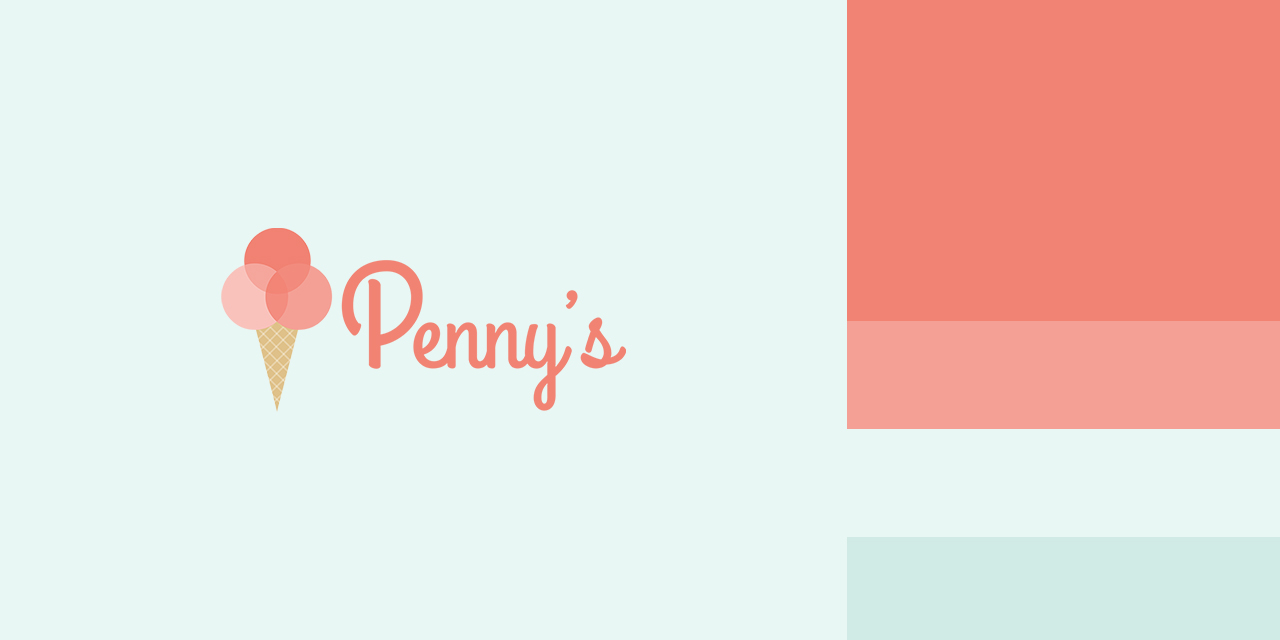 Pennys Ice Cream Branding