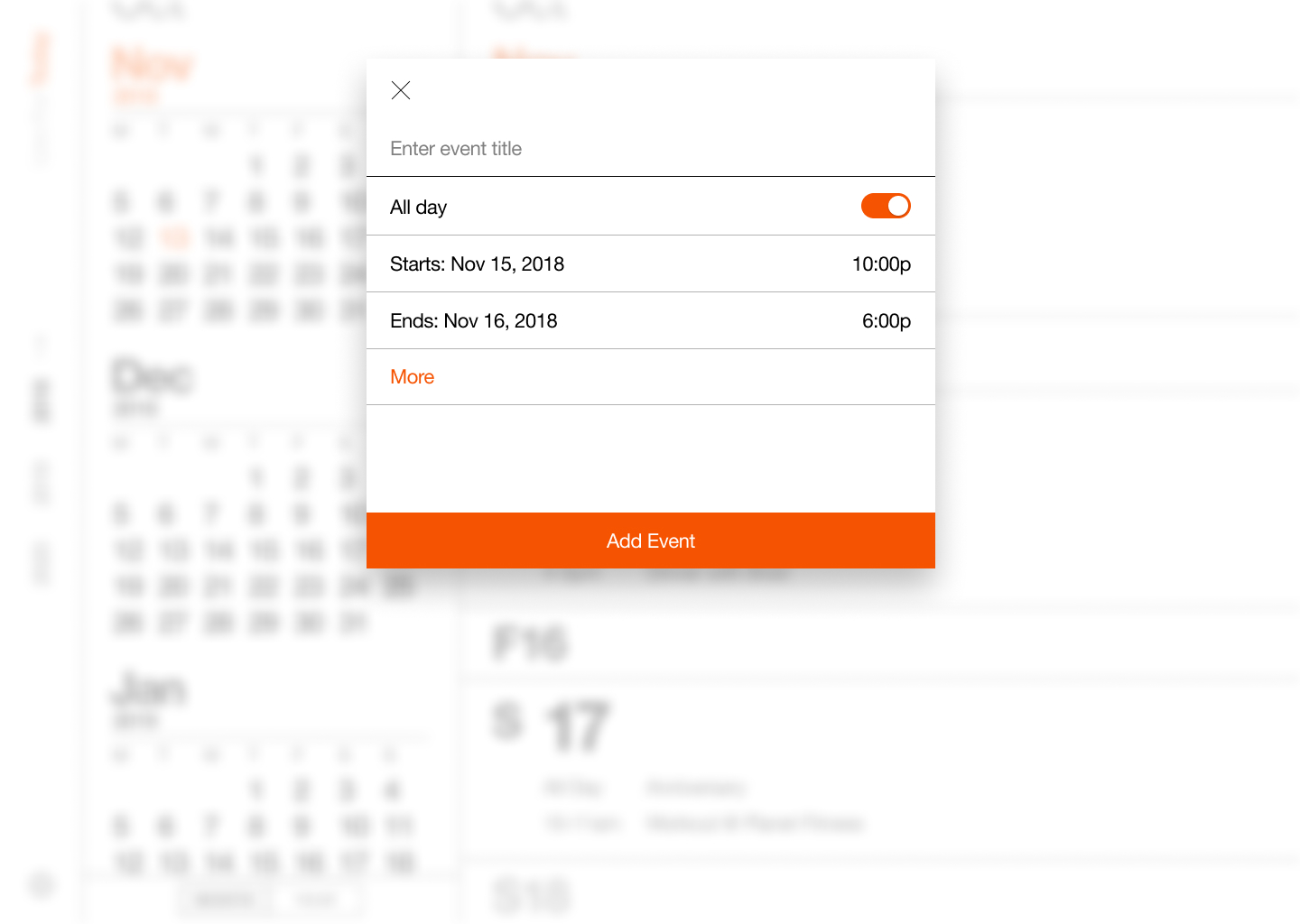 Add Event