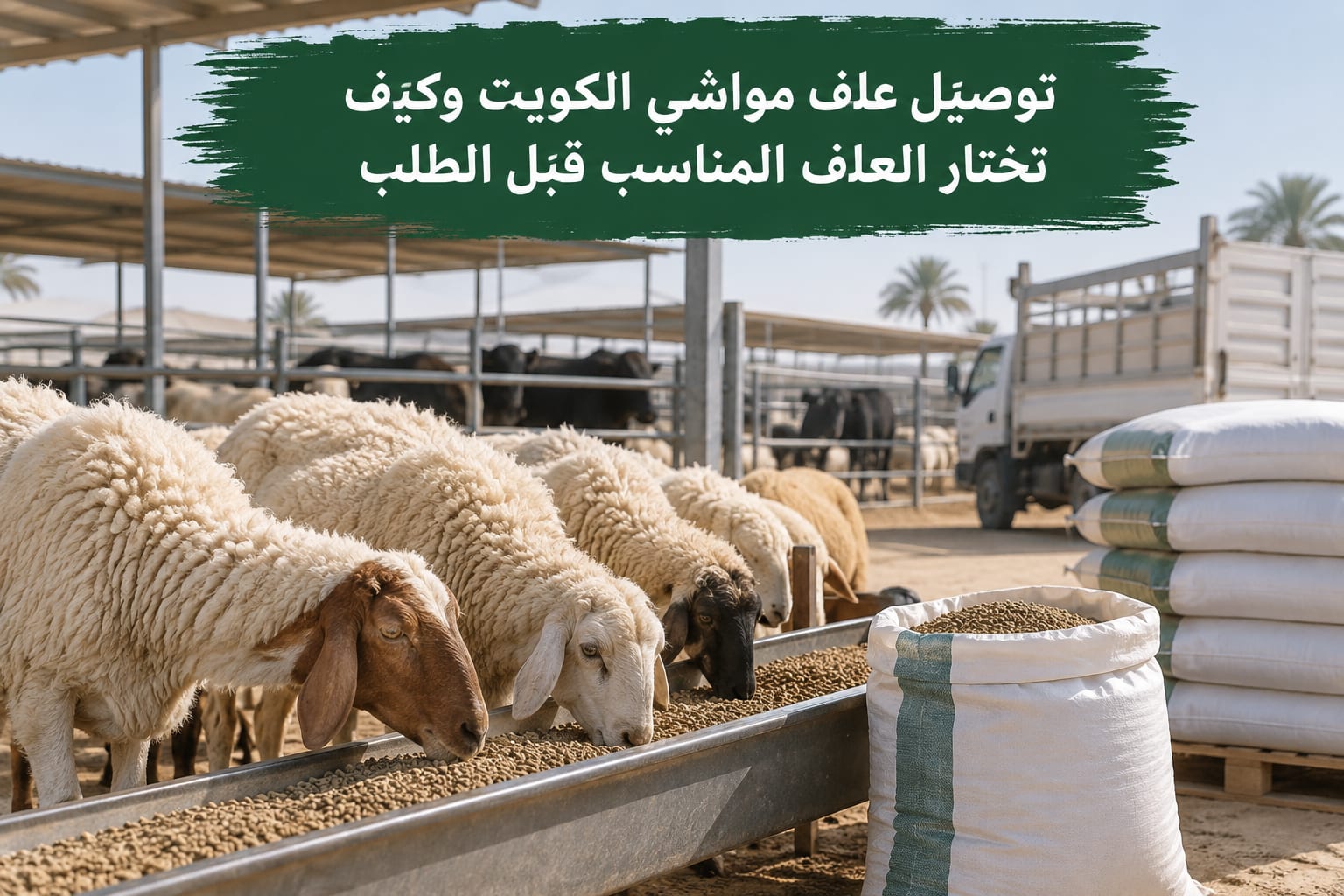 =توصيل علف مواشي الكويت - أعلاف السلطان الكويت