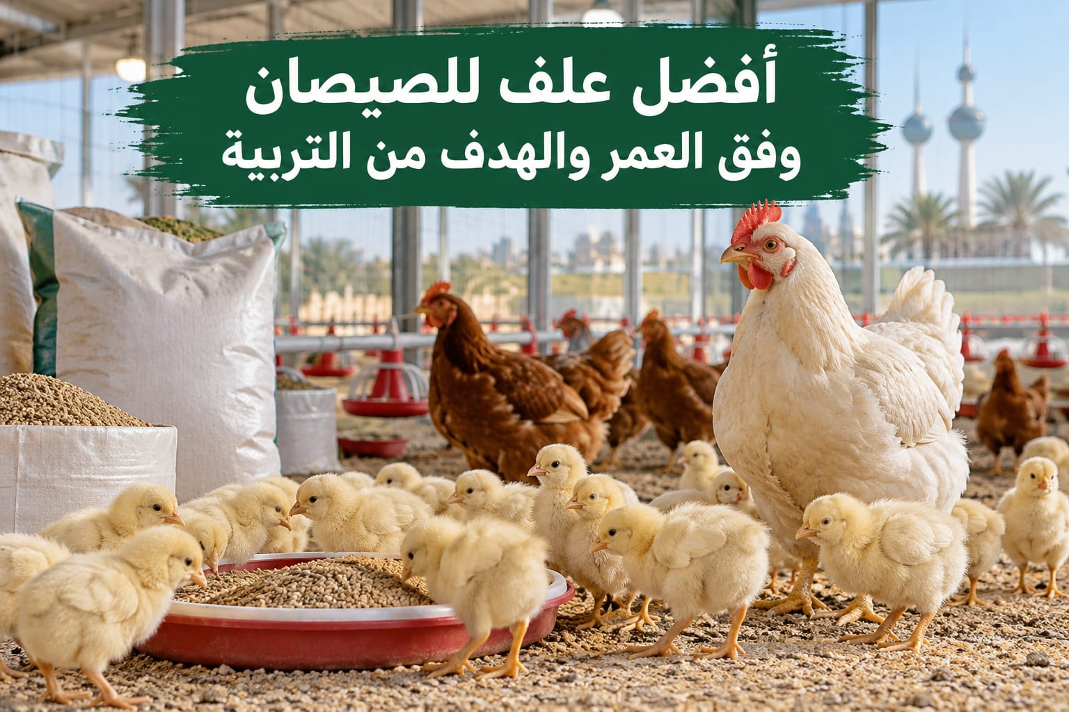 =أفضل علف للصيصان - أعلاف السلطان الكويت