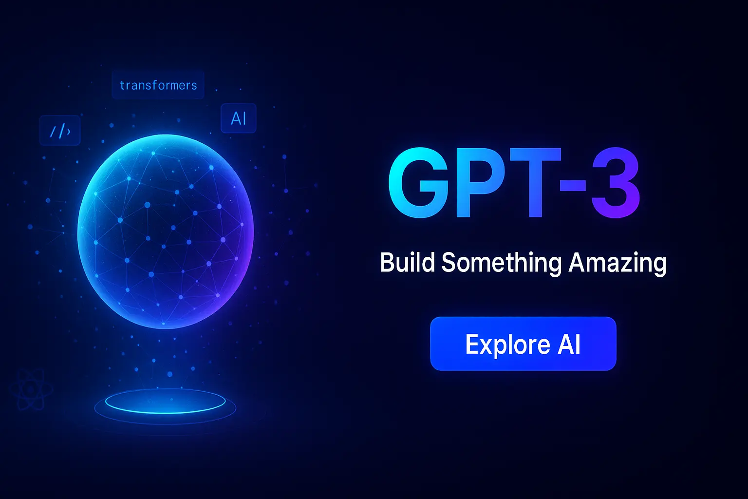 Screenshot or preview of GPT-3 Landing page