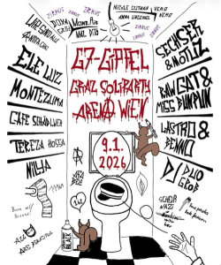 G7-GIPFEL I GRAZ SOLIPARTY - 09.01.2026 21:00 at Arena Wien, Baumgasse 80, 1030 Wien, Österreich