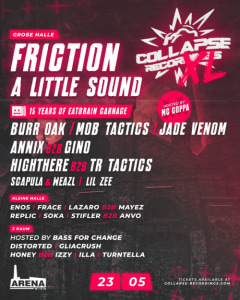 COLLAPSE XL - DRUM & BASS ALL NIGHT LONG - Sa., 23.05.2026, 22:00 at Arena Wien, Baumgasse 80, 1030 Wien, Österreich