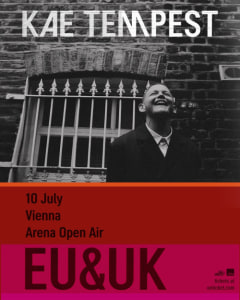 KAE TEMPEST (uk) *OPEN AIR* - Fri, Jul 10, 2026, 18:00 at Arena Wien, Baumgasse 80, 1030 Wien, Österreich
